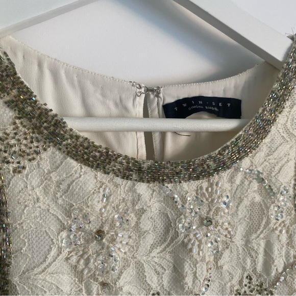 TWIN-SET Simona Barbieri Beaded Flapper Dress - Picture 6 of 7